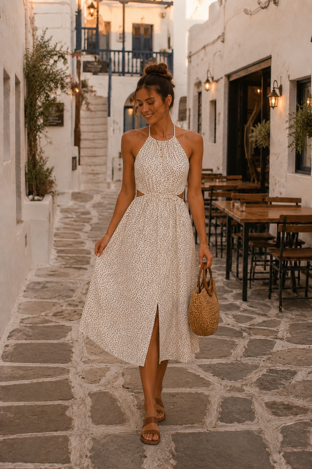 Santorini Muse Dress