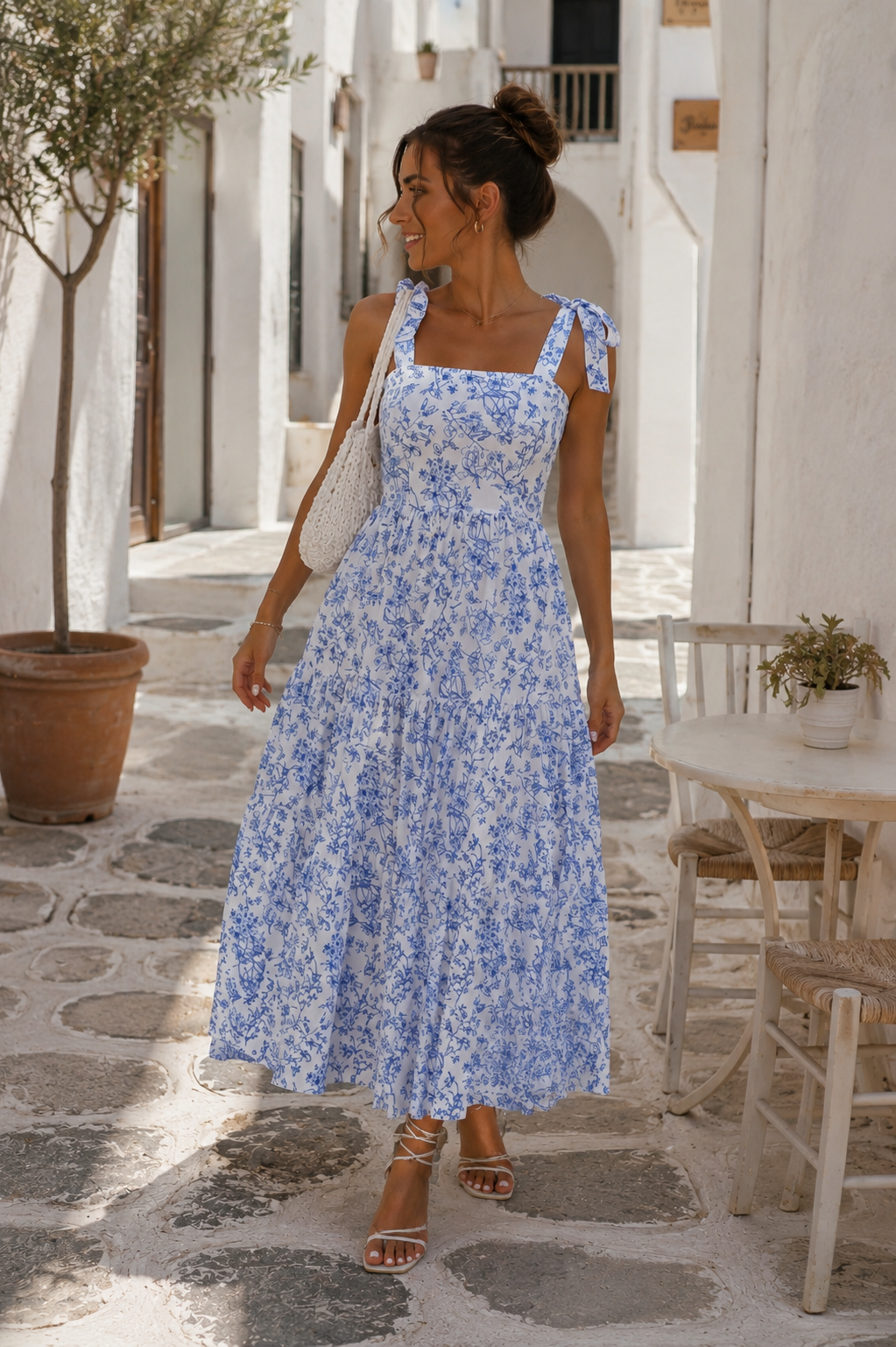 Mykonos Blossom Dress
