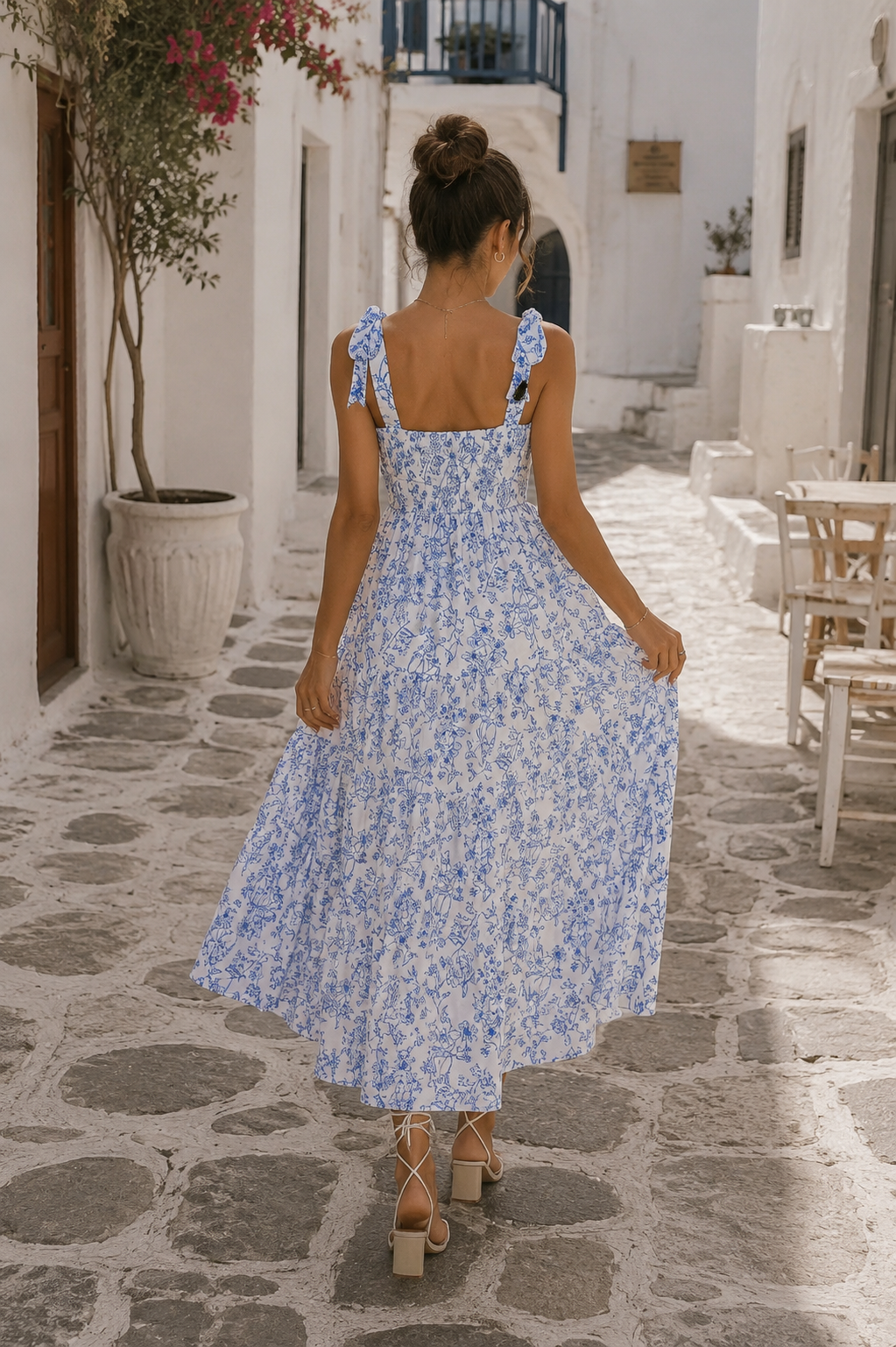 Mykonos Blossom Dress