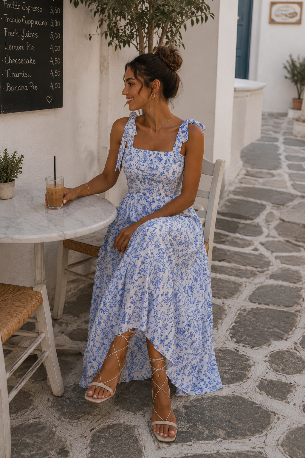 Mykonos Blossom Dress
